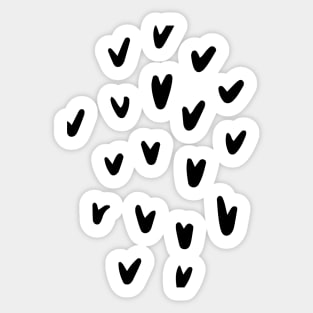 Flying Hearts Sticker